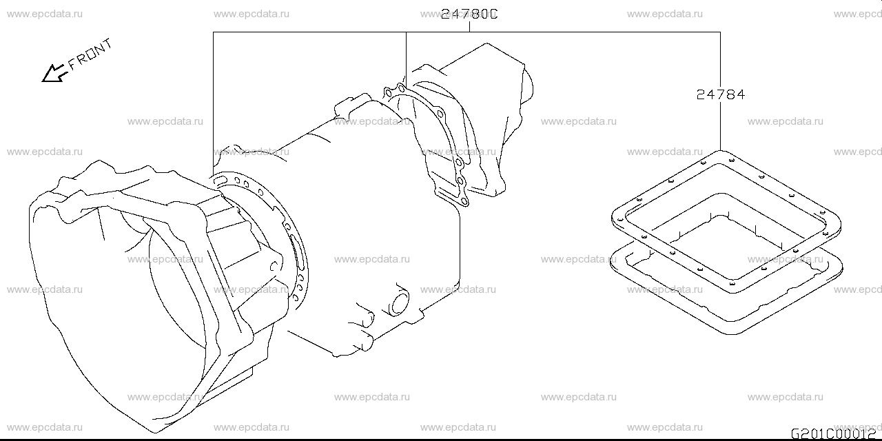 AT- gasket set for Suzuki Carry, DA64W 240001-999999 06.2007 